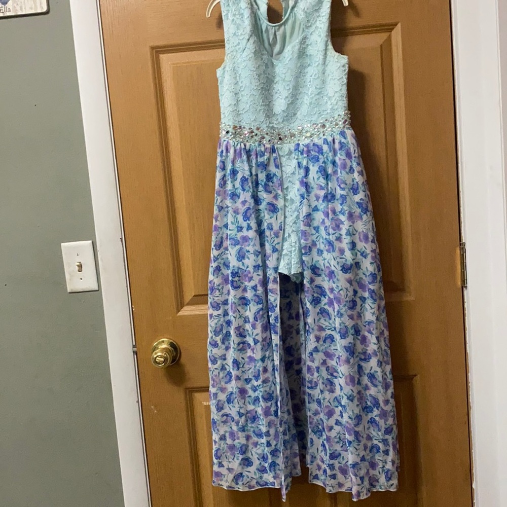 Blue and Purple Dress